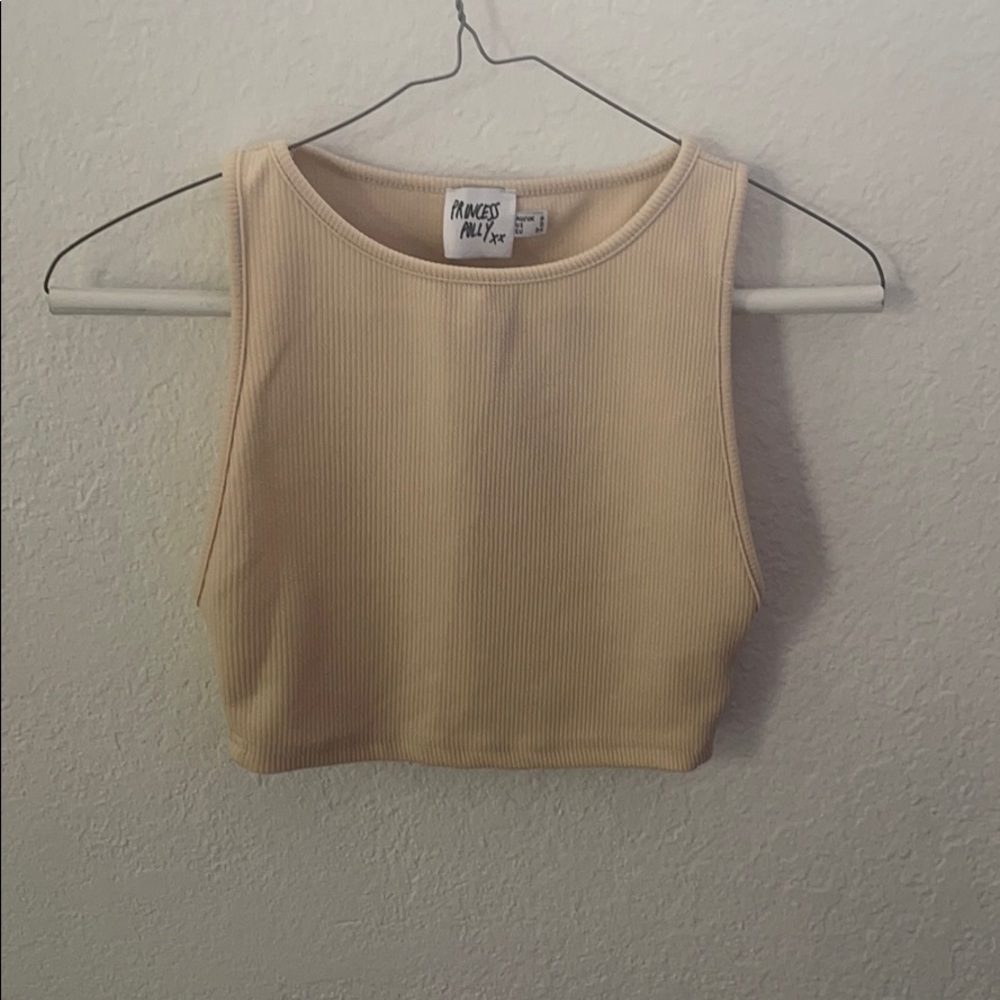princess polly cropped muscle tank